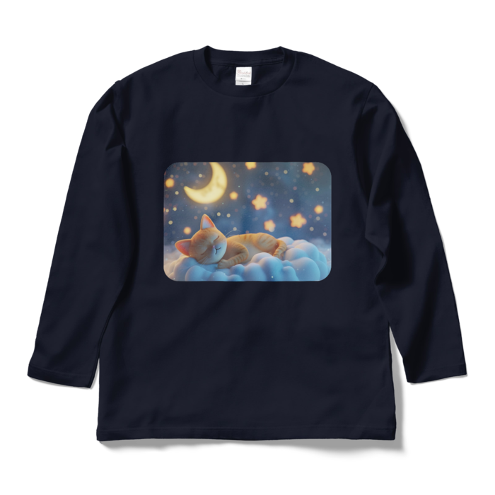 ロングスリーブTシャツ - L - ネイビー