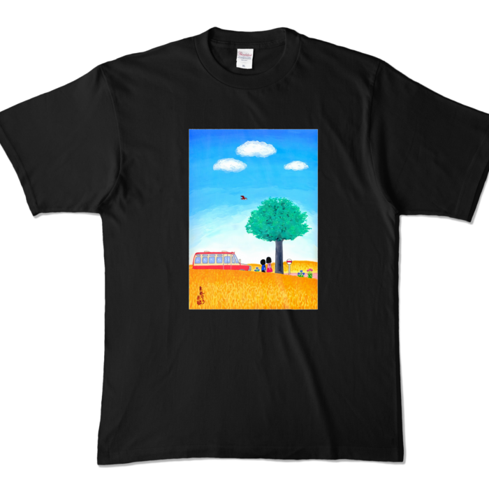 カラーTシャツ - XL - ブラック (濃色)