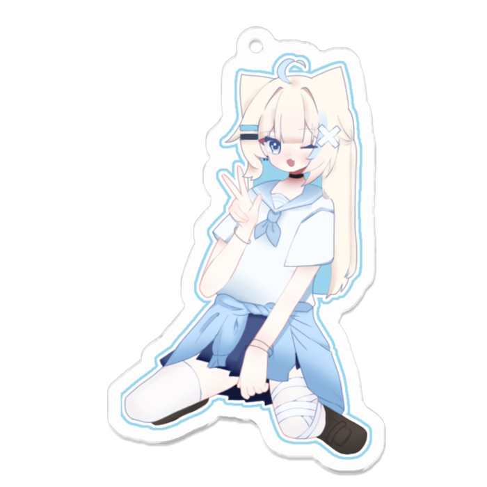 アクリルキーホルダー - 70 x 70 (mm)