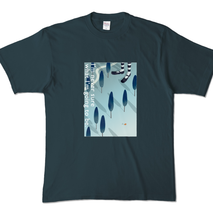 カラーTシャツ - XL - デニム (濃色)