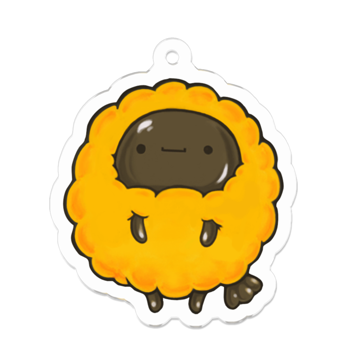 アクリルキーホルダー - 50 x 50 (mm)