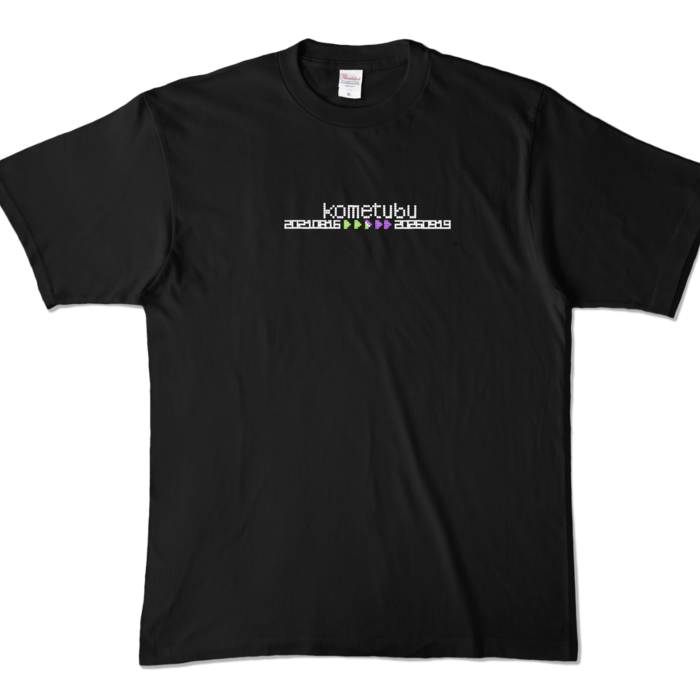 カラーTシャツ - XL - ブラック (濃色)