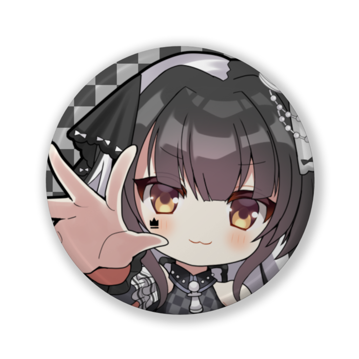 チェックメイト 缶バッジ 32mm