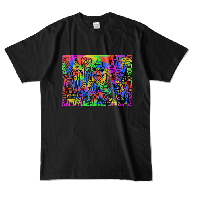 カラーTシャツ - L - ブラック (濃色)