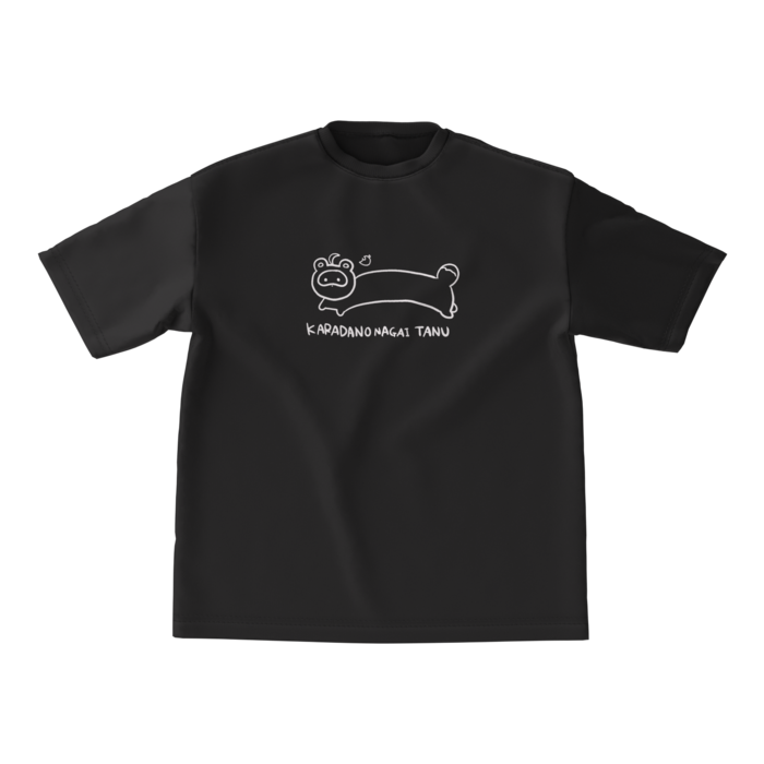 ビッグシルエットTシャツ - M - 体長たぬ