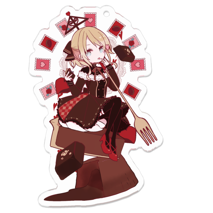 アクリルキーホルダー - 70 x 70 (mm)