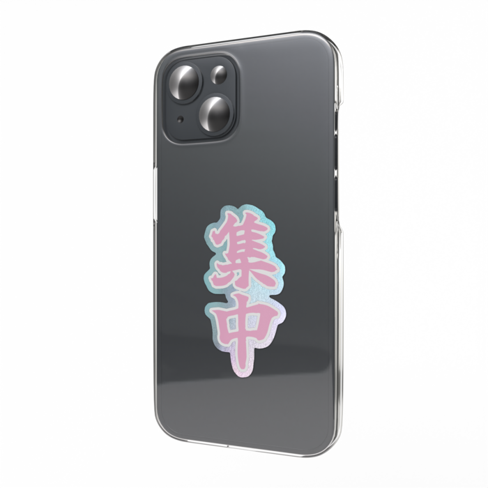 オーロラスマホステッカー - ピンク