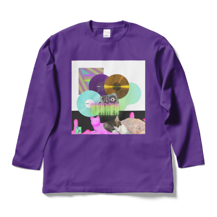 ロングスリーブTシャツ - L - パープル