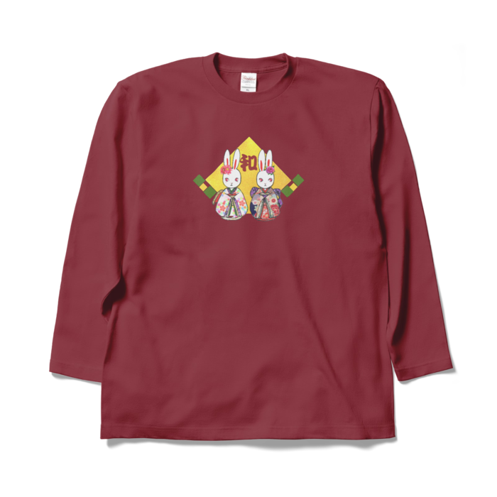 ロングスリーブTシャツ - XL - バーガンディ