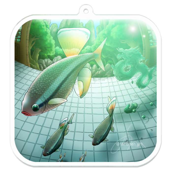 翡翠　ー　70 x 70㍉ ／コーティングあり