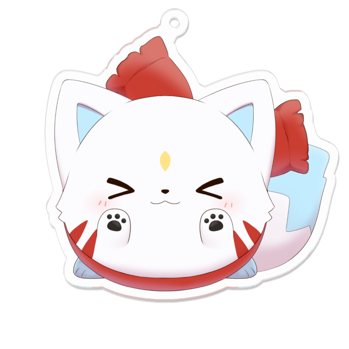 アクリルキーホルダー（コーティング） - 70 x 70 (mm)