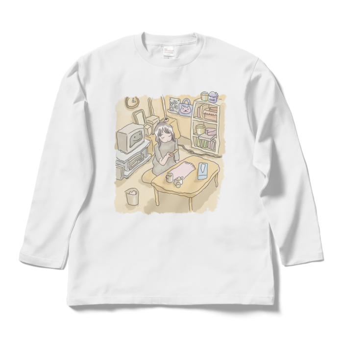 ロングスリーブTシャツ - L - ホワイト