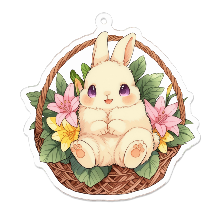 アクリルキーホルダー - 70 x 70 (mm)