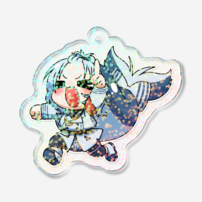 ホログラムアクリルキーホルダー - 50 × 50mm