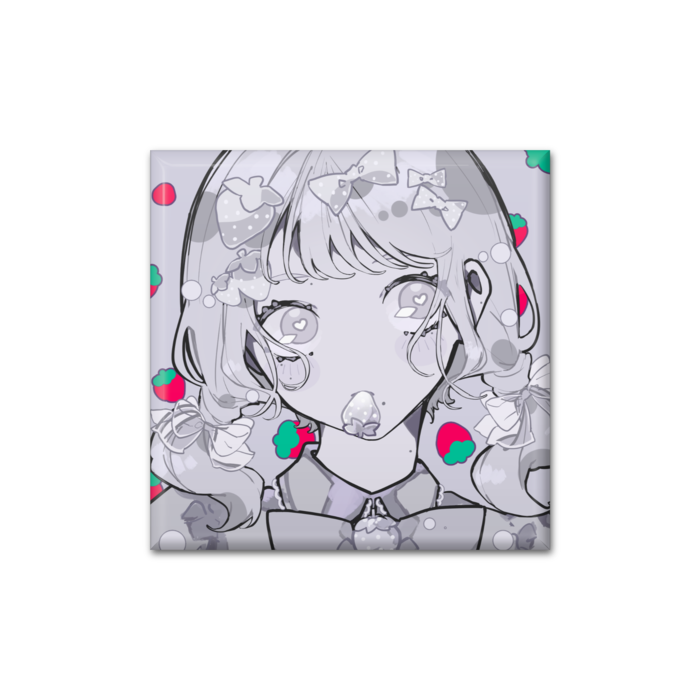 缶バッジ - 四角形40mm