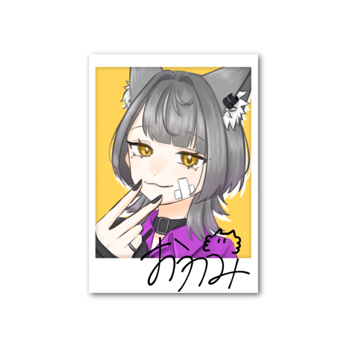 フォト風カード - 縦 - 両面