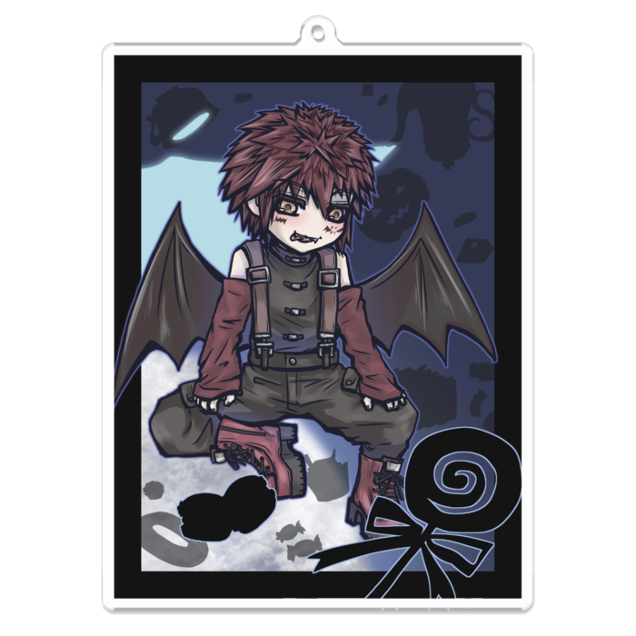 アクリルキーホルダー角形 - 100 x 100 (mm)(角形)