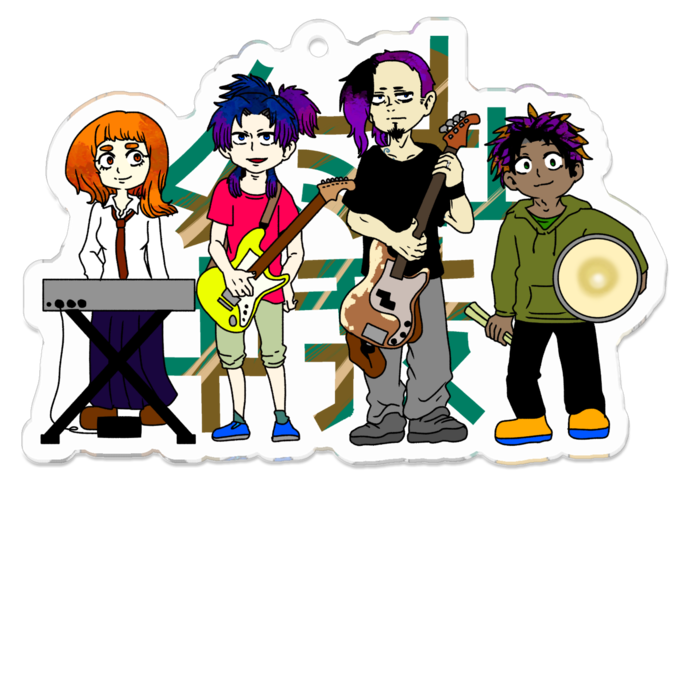 アクリルキーホルダー - 70 x 70 (mm)