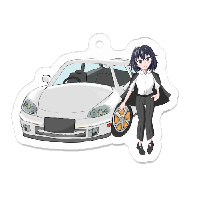 アクリルキーホルダー - 50 x 50 (mm)