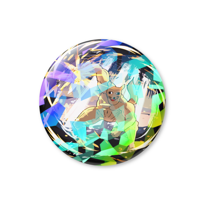 ホログラム缶バッジ - 56mm