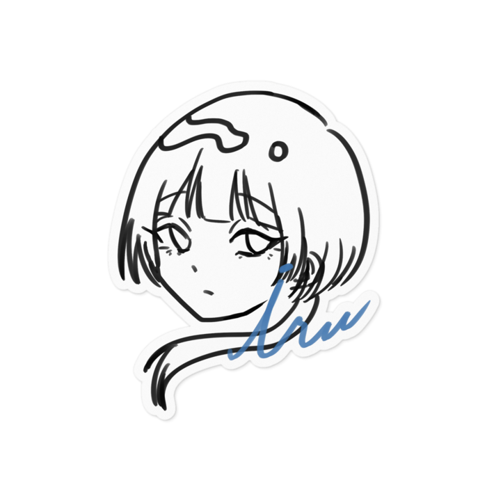 ステッカー - 100 x 100 (mm)