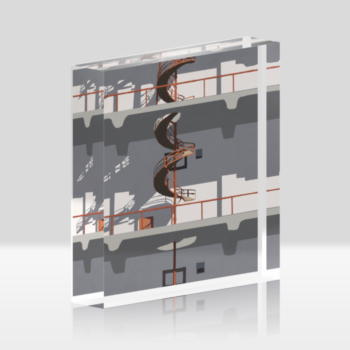 アクリルブロック - 100x100mm