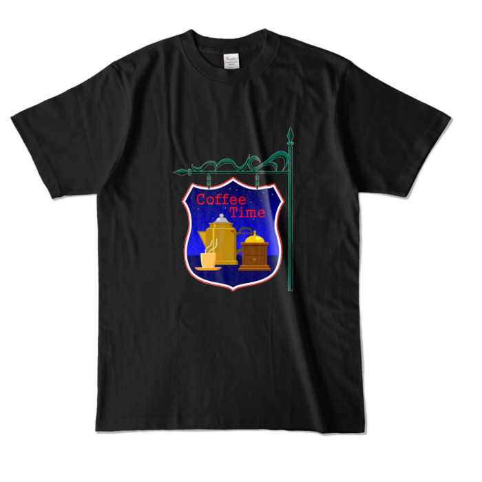 カラーTシャツ - L - ブラック (濃色)