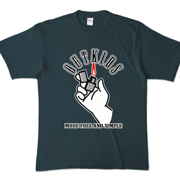 カラーTシャツ - XL - デニム (濃色)