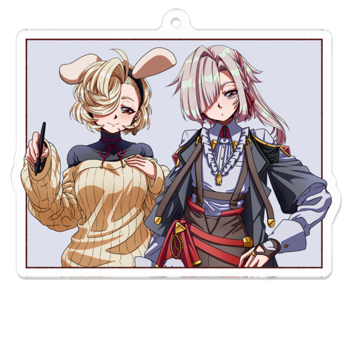 アクリルキーホルダー - 70 x 70 (mm)