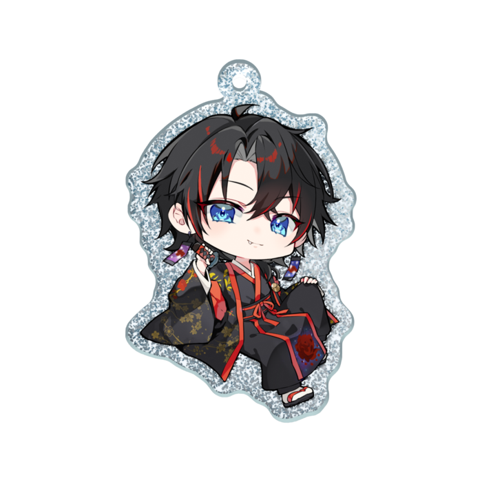 ラメアクリルキーホルダー - 50 × 50mm