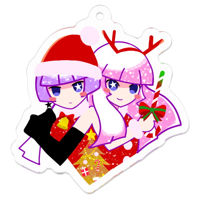 アクリルキーホルダー - 50 x 50 (mm)