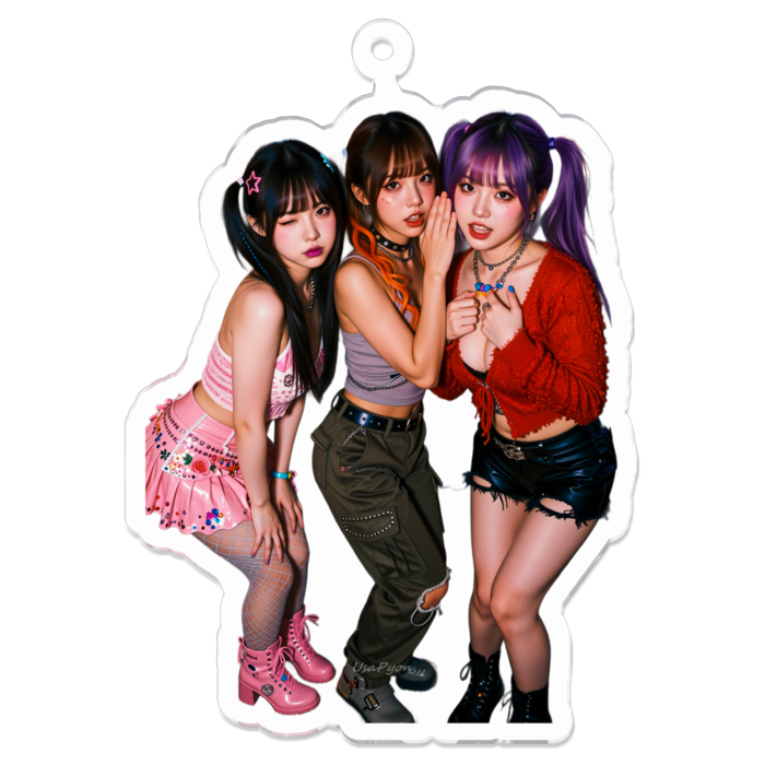 アクリルキーホルダー - W70 × 70mm 以内