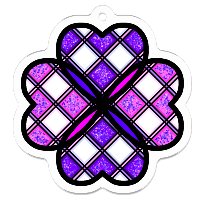 アクリルキーホルダー - 50 x 50 (mm)