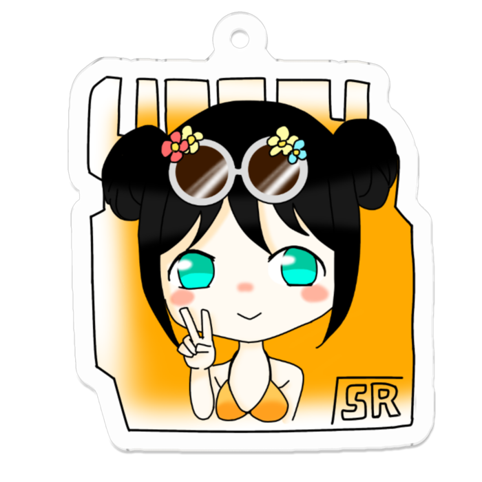 アクリルキーホルダー - 50 x 50 (mm)