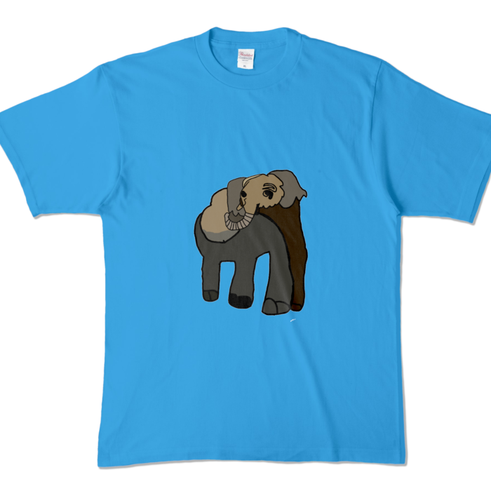 カラーTシャツ - XL - ターコイズ (濃色)