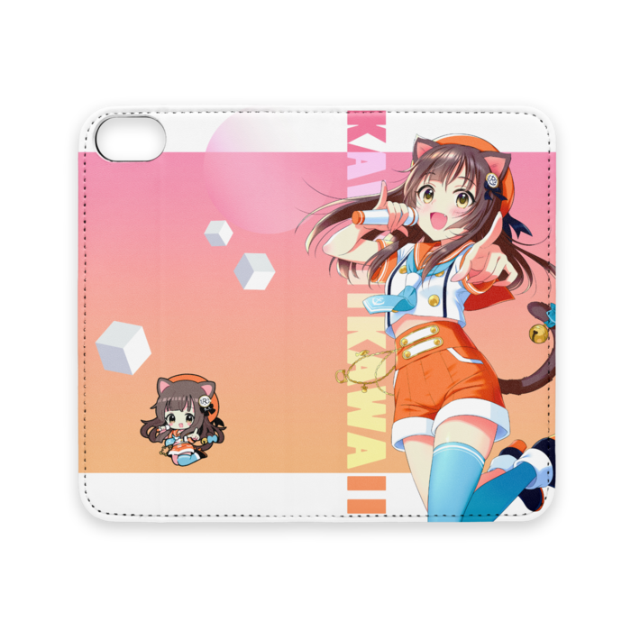 手帳型iPhoneケース(ベルトなし) - iPhone 8 / 7 - ストラップ穴 なし