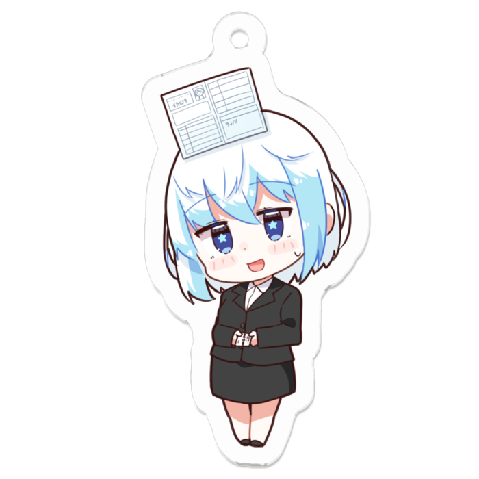 つばさちゃんリクルートスーツアクリルキーホルダー - 50 x 50 (mm)(7)