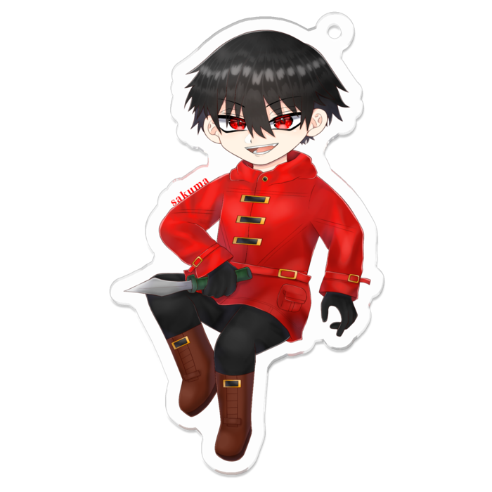 アクリルキーホルダー - 70 x 70 (mm)