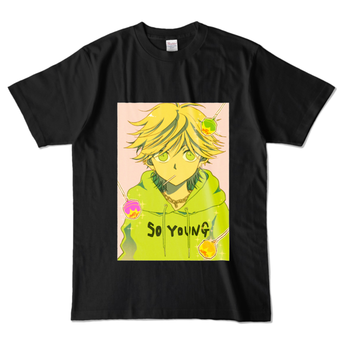 カラーTシャツ - L - ブラック (濃色)