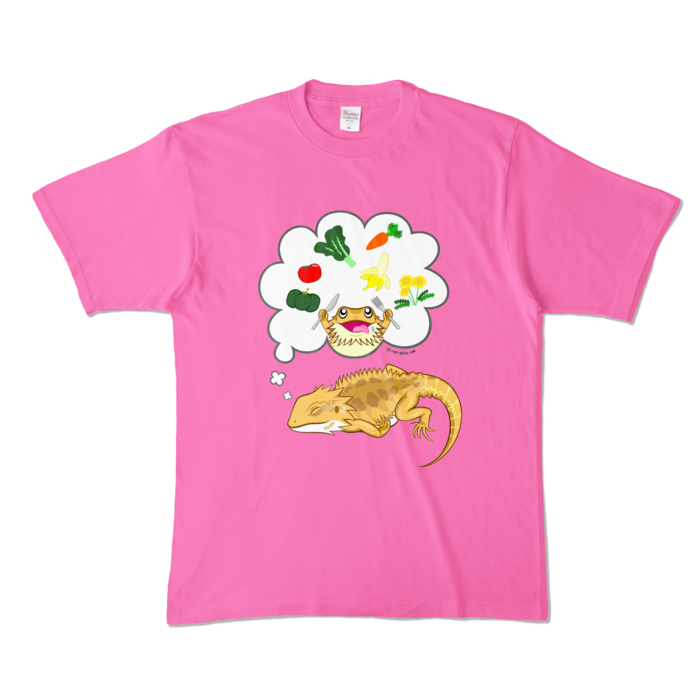 カラーTシャツ - XL - ピンク (濃色)