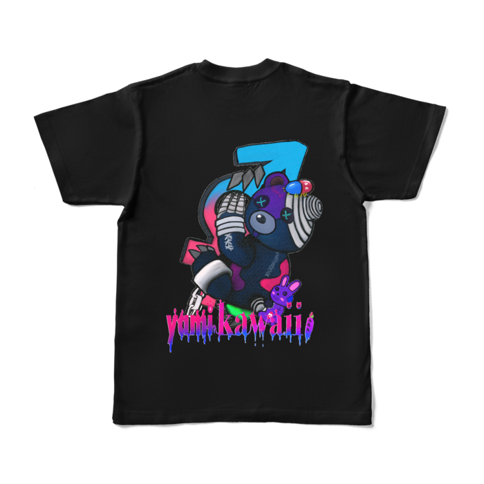 カラーTシャツ - S - ブラック (濃色)(3)