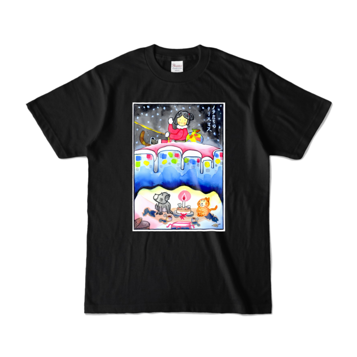 カラーTシャツ - S - ブラック (濃色)