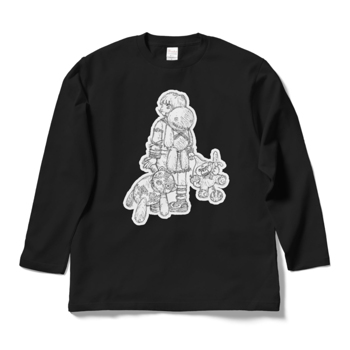 ロングスリーブTシャツ - L - ブラック