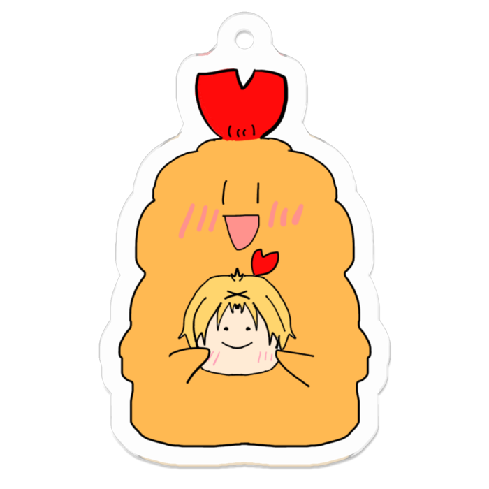 アクリルキーホルダー - 50 x 50 (mm)