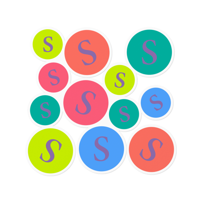 ステッカー - 160 x 160 (mm)