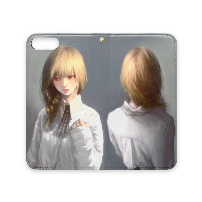 手帳型iPhoneケース(ベルトなし) - iPhone 8 Plus / 7 Plus - ストラップ穴 あり