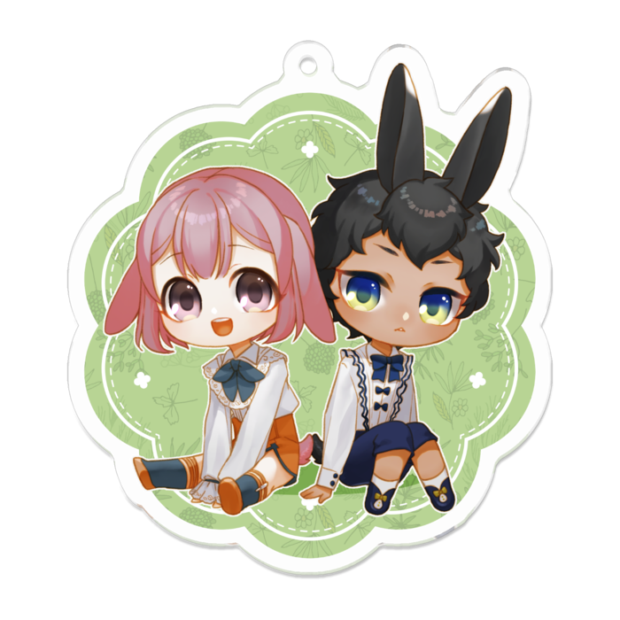 アクリルキーホルダー - 70 x 70 (mm)