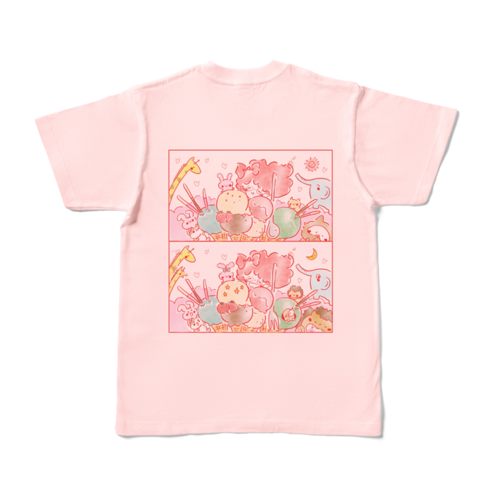 カラーTシャツ - S - ライトピンク (淡色)