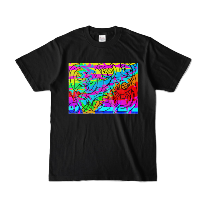 カラーTシャツ - S - ブラック (濃色)