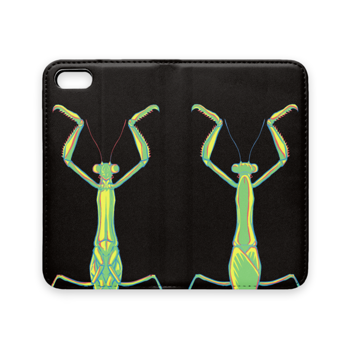 手帳型iPhoneケース（ベルトなし） - iPhone 5 / 5s / SE - ストラップ穴 なし